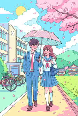 เมื่อหัวใจไปติดเกาะที่หลังห้อง