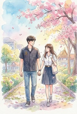 จดหมายรักสีพาสเทล